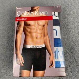 Calvin Klein Men Boxer Briefs Stretch multicolor Cotton Size XLarge 3Pack NEW